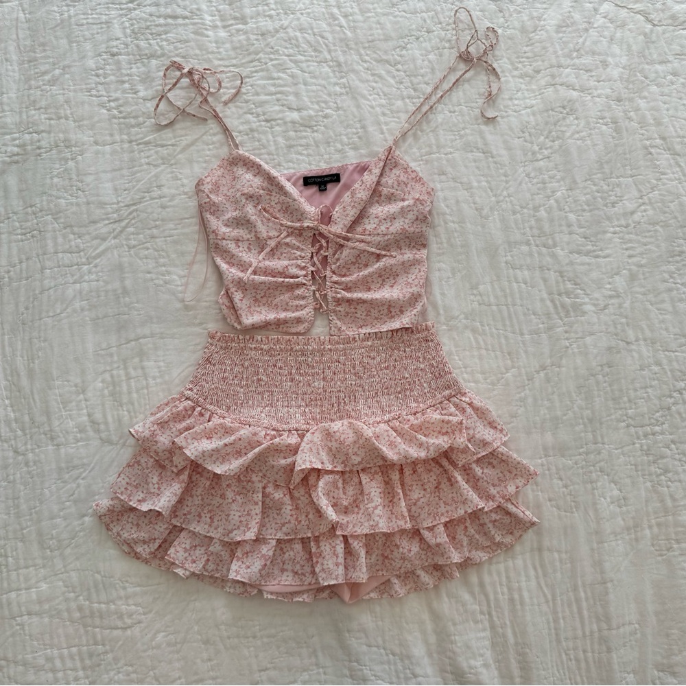 FLORAL PINK SET